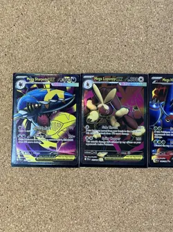 Pokemon Phantasmal Flames Ultra Rare Mega Lopunny Ex Mega Sharpedo Card Lot NM - Image 2
