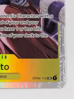 Yamato OP04-112 (Reprint) SR ONE PIECE Tcg Card Game Yellow - Image 5