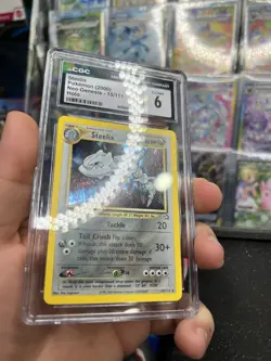 Pokemon TCG Steelix Neo Genesis Holo Rare Card 15/111 - Image 2