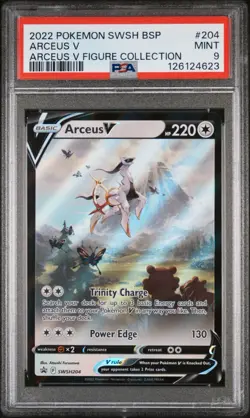 Arceus V SWSH204 SWSH: Sword & Shield Promo Cards Holo PSA 9 - Image 1