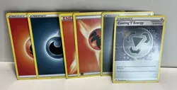 Pokemon Cards (Lot of 140) Pokemon Rock Snake + Foils+ Energy+Trainer + High HPs - Image 5