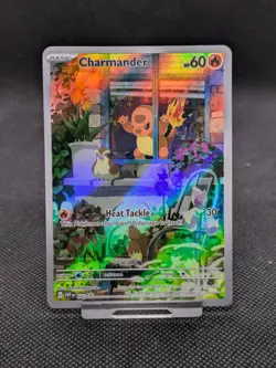 Charmander SVP 044 Illustration Rare Obsidian Flames Promo Pokemon Card NM - Image 1