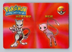 Pokemon Card - Mewtwo & Mew #1228 - Vending Machine - Holo - Image 1