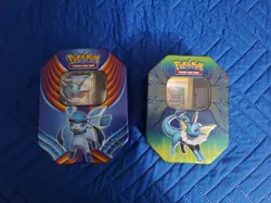 Pokemon TCG Various Card Lot with Collectible Tins 185 Cards - Image 1