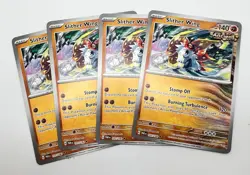 Pokemon Cards 2023 Paradox Rift Playset Slither Wing 107/182 x4 4x - Image 1
