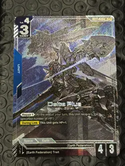 Gundam Card Game Delta Plus GD01-006 R+ Alt Art English - Image 2