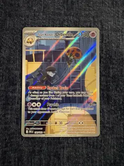 Pokemon TCG Team Rockets Orbeetle Destined Rivals 198/182 Illustration Rare Card - Image 1