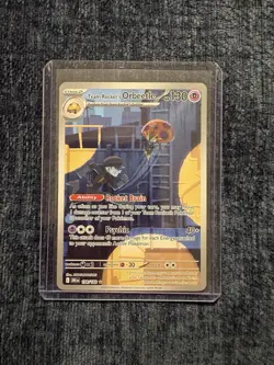 Pokemon TCG Team Rockets Orbeetle Destined Rivals 198/182 Illustration Rare Card - Image 3