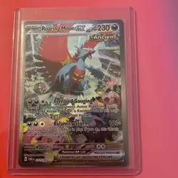 Pokemon Card Roaring Moon EX 251/182 Paradox Rift Special Illustration Rare NM - Image 1