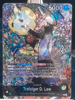 Trafalgar Law OP10-022 L Custom One Piece Card Leader One Piece ENG - Image 2
