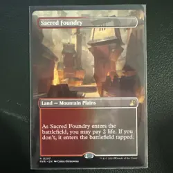 Sacred Foundry (Borderless) Ravnica Remastered Regular - Image 1