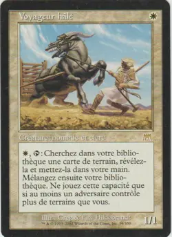 X 1 Voyageur Hale / Weathered Wayfarer FRENCH Slightly Play Onslaught magic mtg - Image 1