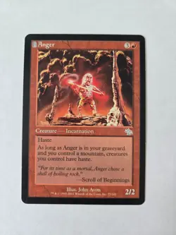 Anger Judgment LP/NM MTG Magic the Gathering - Image 1