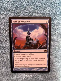 MTG Magic the Gathering Pact of Negation (42/180) Future Sight LP - Image 1