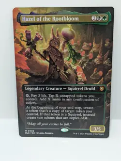 Hazel of the Rootbloom - Bloomburrow - Rare - Borderless - Foil - BLC 002 - - Image 1