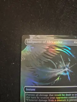 Judgment of Alexander (Borderless) Commander: Final Fantasy Foil - Image 2