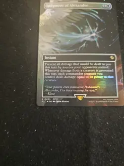 Judgment of Alexander (Borderless) Commander: Final Fantasy Foil - Image 5