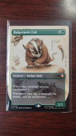 🔥Badgermole Cub - Avatar: The Last Airbender (TLA) Borderless non-foil JX 🔥 - Image 1