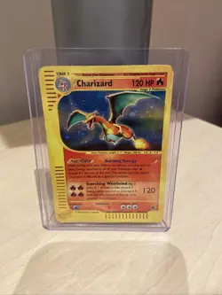 Pokemon TCG Charizard 6/165 Vintage 2002 Expedition eSeries Holo Rare HP - Image 1
