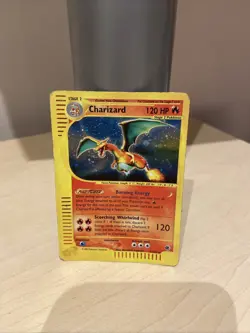 Pokemon TCG Charizard 6/165 Vintage 2002 Expedition eSeries Holo Rare HP - Image 2