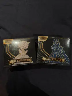 Pokemon TCG Mega Evolutions Pokemon Center ETB x2 (Lucario and Gardevoir) Sealed - Image 1
