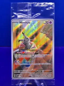 2024 Pokemon Mimikyu SVP075 Promo Paldean Fates Factory Sealed - Image 1