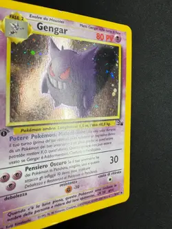 Pokemon Gengar 5/62 Fossil Rara Holo Prima Edizione Wizards ITA Carte Vintage - Image 5