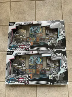 Pokemon TCG Black Bolt White Flare Unova Heavy Hitters Premium Collection Lot 2! - Image 1