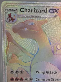 2017 POKEMON SUN & MOON BURNING SHADOWS SECRET #150 FULL ART/CHARIZARD GX BGS 9 - Image 3