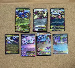 Pokemon Phantasmal Flames Mega Ex Lot Mega Charizard Mega Diance Mega Gengar EX - Image 1