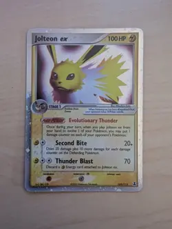 Jolteon ex 109/113 Delta Species Holo Pokemon TCG Lightly Played - Image 1