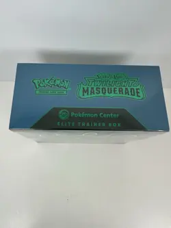 Twilight Masquerade Pokemon Center Exclusive Sealed Elite Trainer Box ETB-Dings - Image 3