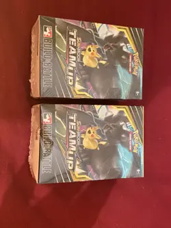 Lot of (2) Pokemon Sun & Moon TEAM UP English Prerelease Kit Box New Sealed - Image 1