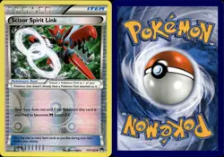 Pokemon Scizor Spirit Link BREAKpoint 111/122 Reverse Holo Uncommon - LP - Image 1