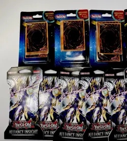 Yu-Gi-Oh 1st Edition Alliance Insight Plus Mystery Packs Lot TCG New Sealed - Image 3