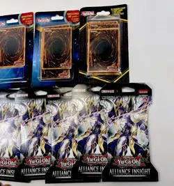 Yu-Gi-Oh 1st Edition Alliance Insight Plus Mystery Packs Lot TCG New Sealed - Image 4