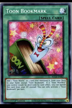 Yugioh Battles of Legend: Crystal Revenge #BLCR-EN067 Toon Bookmark NM - Image 1