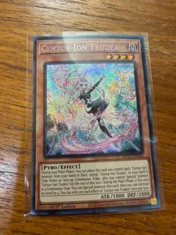 Yugioh Centur-Ion Trudea Prismatic Secret Rare MP24-EN144 NM - Image 1