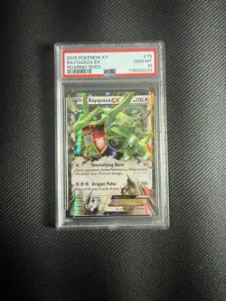 Pokemon TCG Rayquaza EX Ultra Rare Card 75/108 XY: Roaring Skies - Image 1