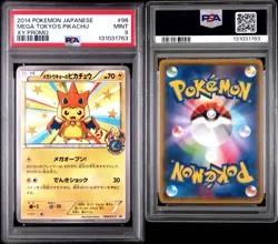 Pokemon Mega Tokyo's Pikachu 098/XY-P Promo Card Japanese 2014 PSA 9 - Image 3
