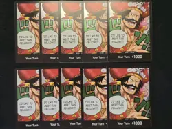 10x Gol D Roger Foil DON!! Playset - One Piece TCG Card - OP-13 English - Image 1