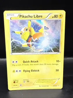 Pokemon TCG XY Trainer Kit Box Holo Pikachu Libre Card 30/30 - Image 2