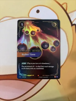 Bullet Time : Riftbound League Of Legends TCG Card OGN 268/298 NM - Image 1