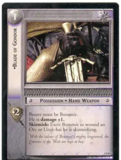 Lord Of The Rings CCG FotR Card 1.R95 Blade Of Gondor - Image 1