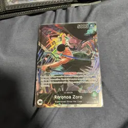 Op12-020 Roronoa Zoro AA Leader Alternative Art Edition English One Piece Card - Image 1