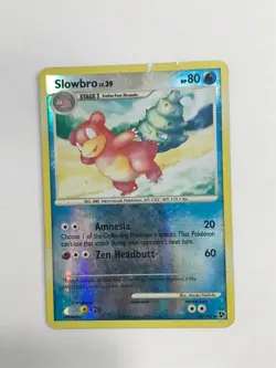 Slowbro LV. 39 Pokemon Card Great Encounters 54/106 EX Reverse Holo Uncommon - Image 1