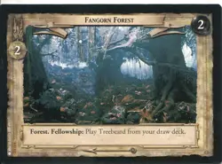 Lord Of The Rings CCG Card TTT 4.U332 Fangorn Forest - Image 1