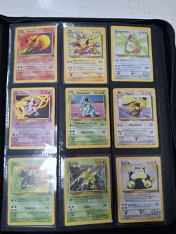 Pokemon Jungle Set LP! 64/64 Complete Pokemon Card Set & Vaukt X Binder - Image 4