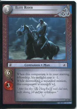 Lord Of The Rings CCG Card TTT 4.C265 Elite Rider - Image 1