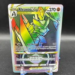 Kleavor VSTAR 196/189 Secret Rare Astral Radiance Pokemon TCG Card NM - Image 1